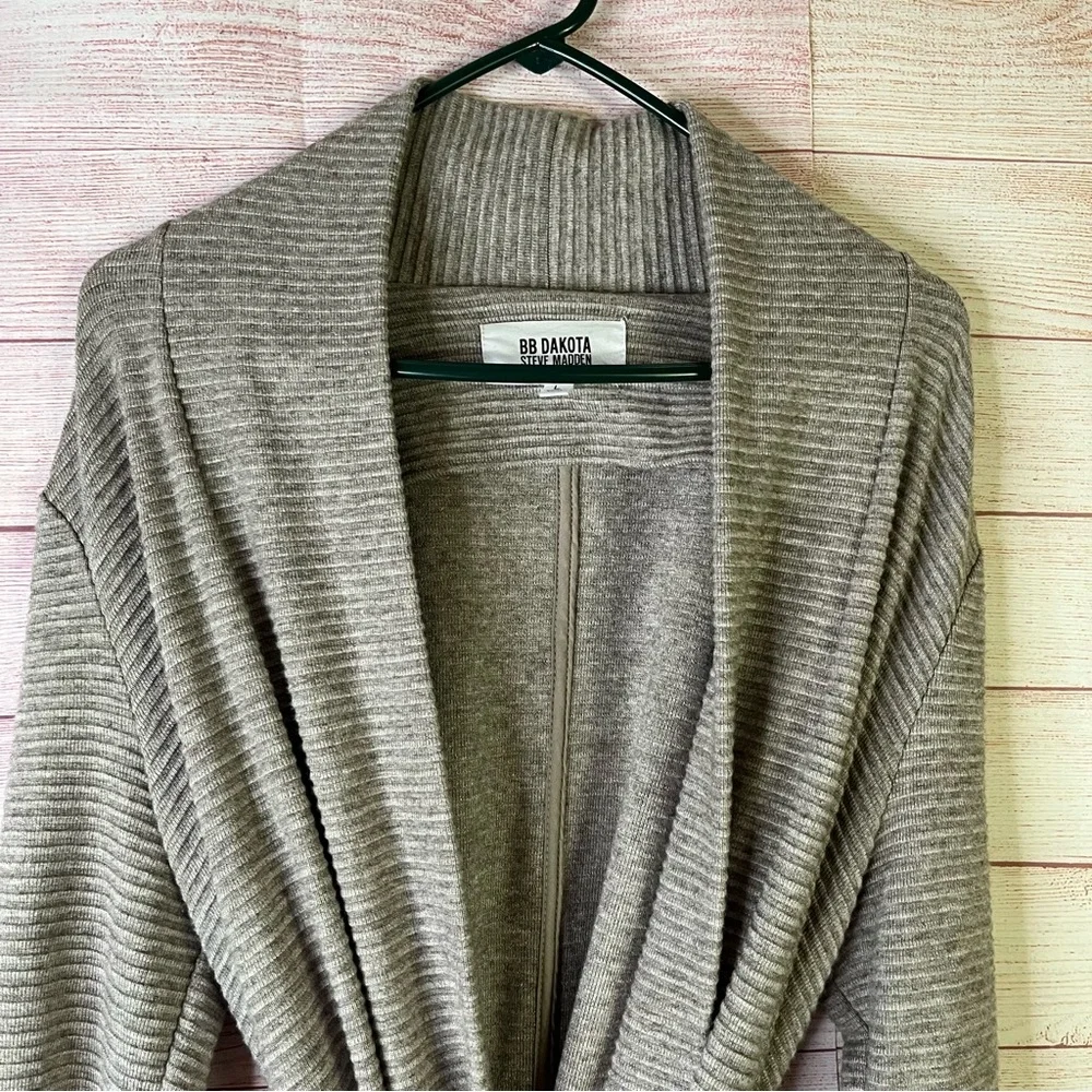 BB Dakota Steven Madden Belted Cardigan Sweater Size‎ Large